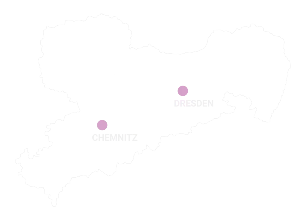 Standorte Chemnitz Dresden
